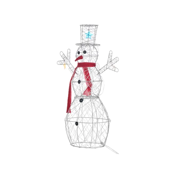 Décoration extérieure LED VASMAN Bonhomme de neige 93 cm Blanc