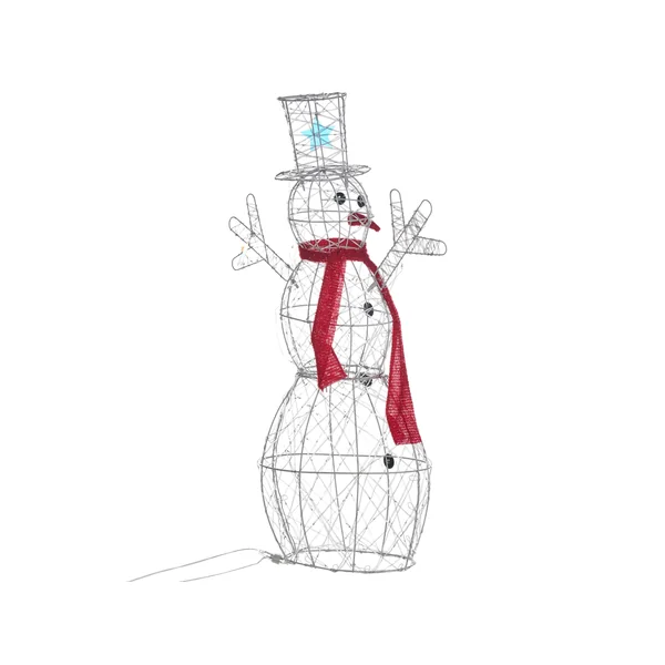 Décoration extérieure LED VASMAN Bonhomme de neige 93 cm Blanc