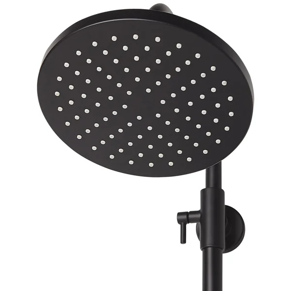 Ensemble de douche avec mitigeur et douche de pluie GURARA Noir