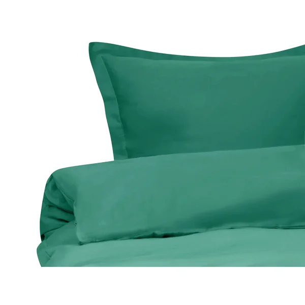 Ensemble de housses de couette PARKROSE Satin de coton 220 x 240 cm Vert