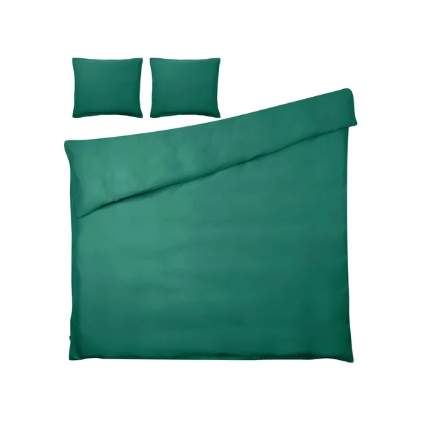 Ensemble de housses de couette PARKROSE Satin de coton 220 x 240 cm Vert