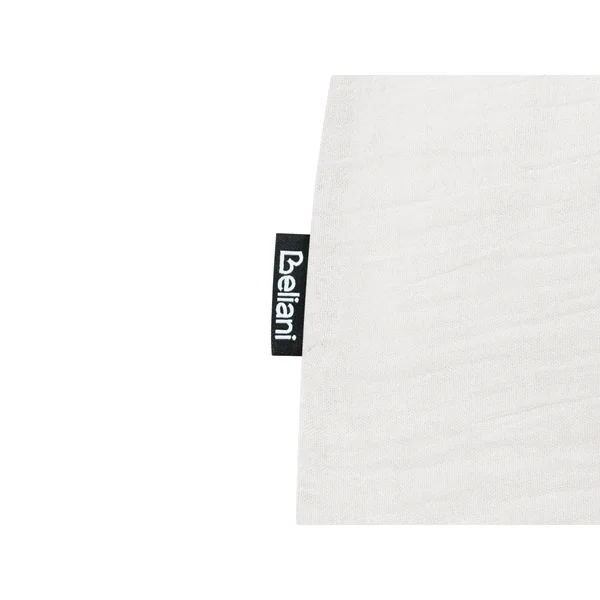 Ensemble de housses de couette SUMNER Mousseline de coton 200 x 200 cm Blanc cassé