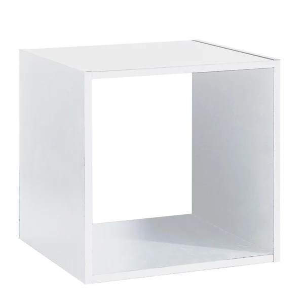 ETAGERE BOIS 1 CASE MIX BLANC