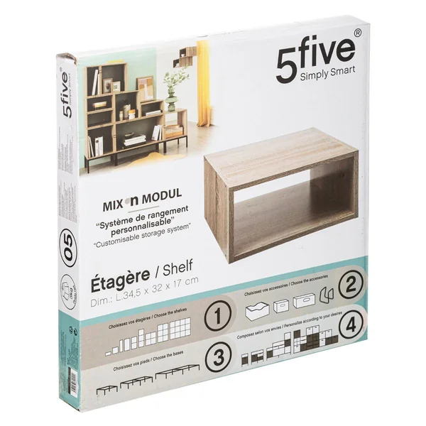 ETAGERE DEMI CASE MIX NATUREL