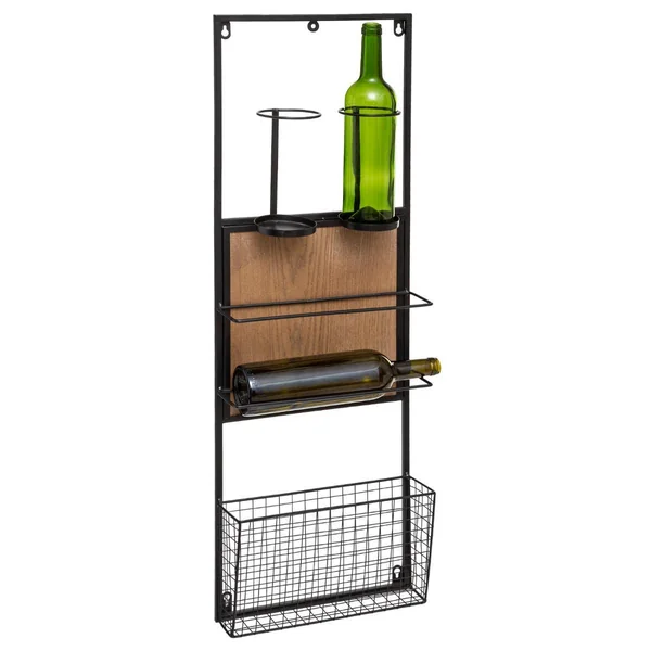 ETAGERE MURALE BOUTEILLE BAKOS D.29X9.5X90CM