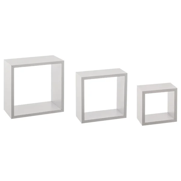 ETAGERE MURALE CUBE BLANC S 3 TAILLES