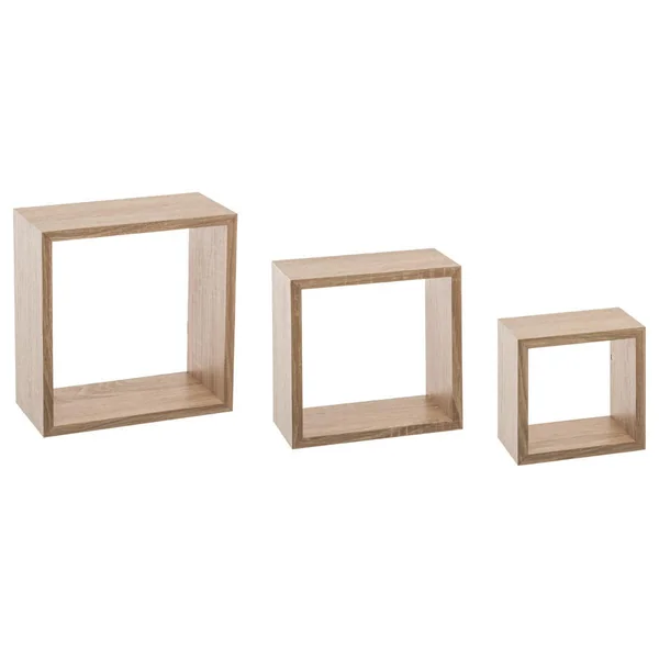 ETAGERE MURALE CUBE CHENE NATUREL S 3 TAILLES