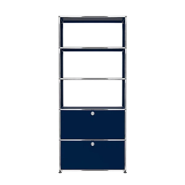 Etagère USM HALLER M24 Bleu acier USM HALLER