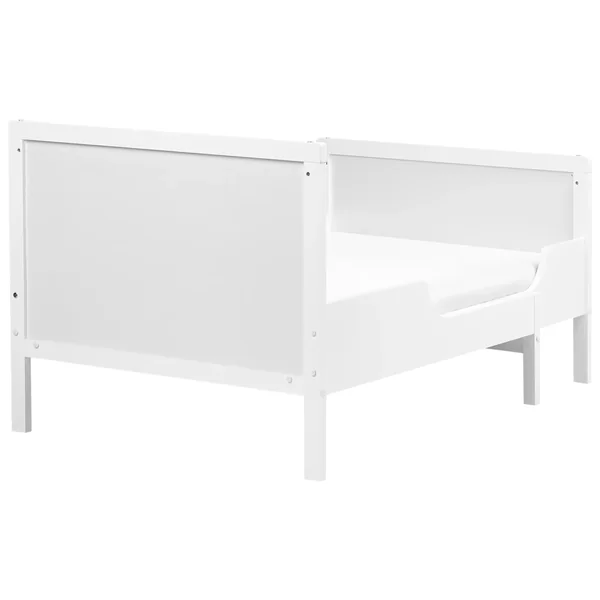 Extendable Kids Bed Pine Wood MONTIGNY 90 x 200 cm (EU Single) White