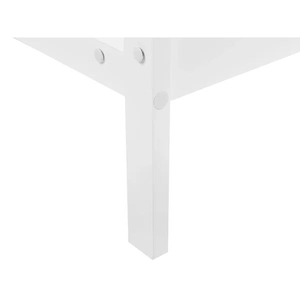 Extendable Kids Bed Pine Wood MONTIGNY 90 x 200 cm (EU Single) White