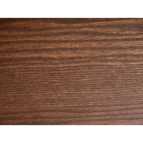 Extending Dining Table AKRON Brown Ash Wood 106/150 cm 106 cm Wood