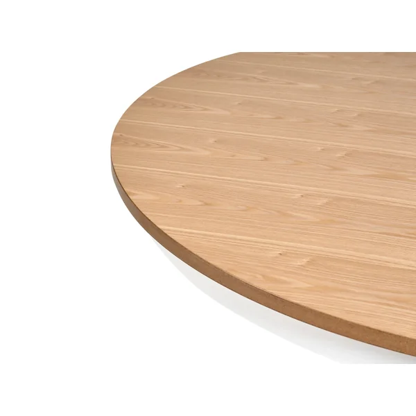 Extending Dining Table AKRON Light Ash Wood 106/150 cm 106 cm Wood