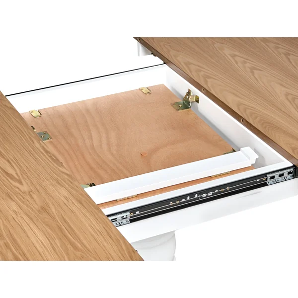 Extending Dining Table AKRON Light Ash Wood 106/150 cm 106 cm Wood
