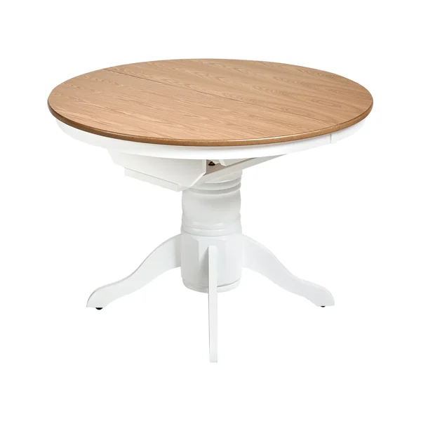 Extending Dining Table AKRON Light Ash Wood 106/150 cm 106 cm Wood