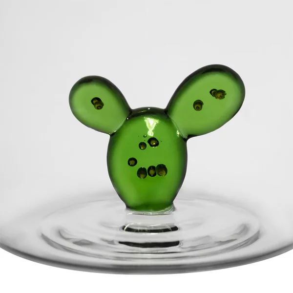 Gobelet cactus x3 en verre borosilicate 40cl - Colorea
