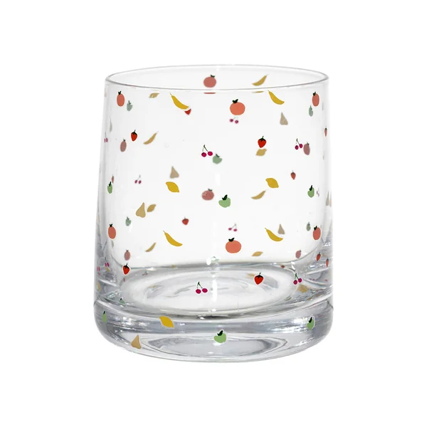 Gobelet en verre et fruits multicolore 25cl - Les Fruits
