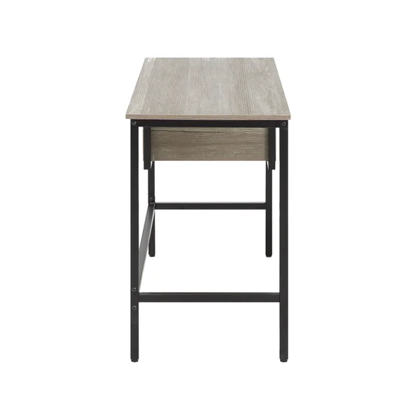 Home Office Desk GRANT Light Brown 120 cm 48 cm with Drawers