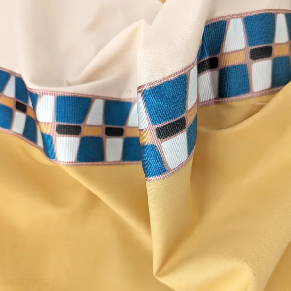 Housse de couette 260x240 cm en percale 100% coton ROMY Ambre