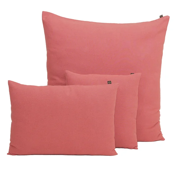 Housse de coussin en lin et coton bois de rose 45x45cm - Figari