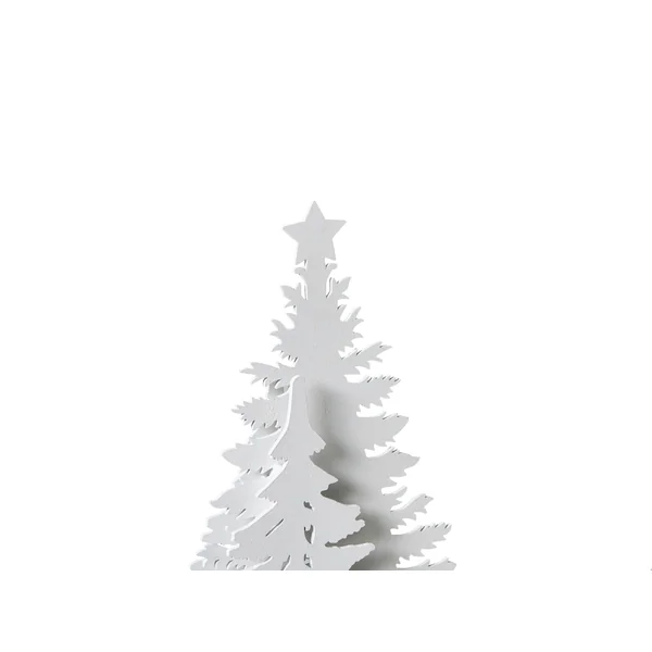 Kerstdecoratie LED FEMAN Rendier Kerstboom 36 cm Wit