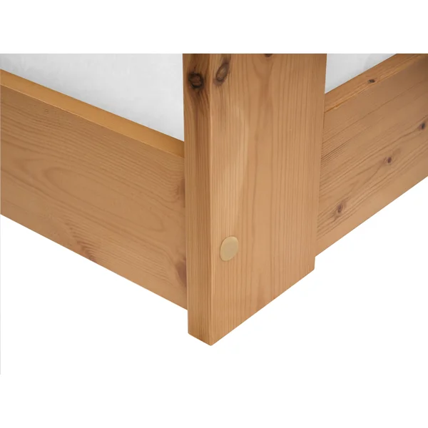 Kids Bed Pine Wood PRIMELLES 90 x 200 cm (EU Single) Brown