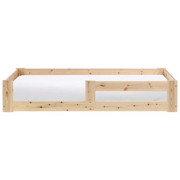 Kids Bed Pine Wood PRIMELLES 90 x 200 cm (EU Single) Light Brown