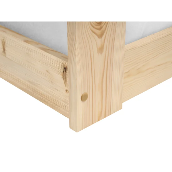 Kids Bed Pine Wood PRIMELLES 90 x 200 cm (EU Single) Light Brown