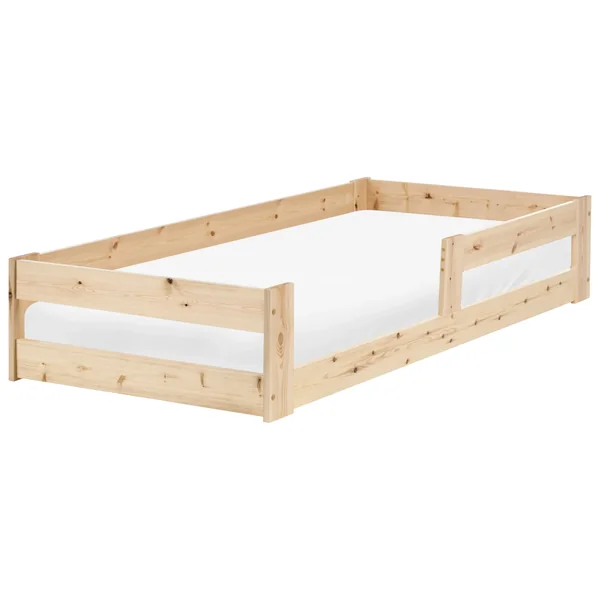 Kids Bed Pine Wood PRIMELLES 90 x 200 cm (EU Single) Light Brown