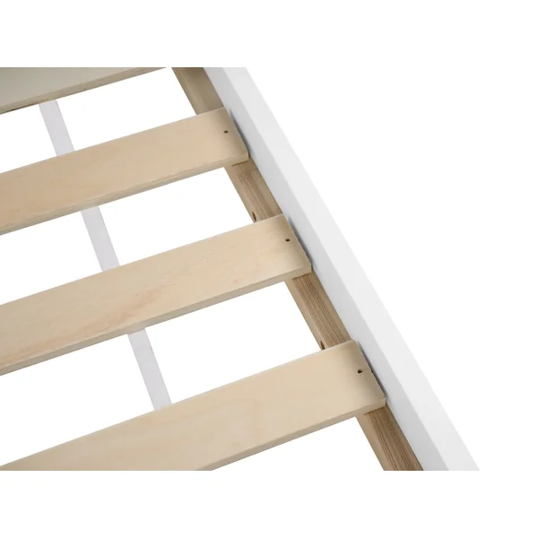 Kids Bed Pine Wood PRIMELLES 90 x 200 cm (EU Single) White