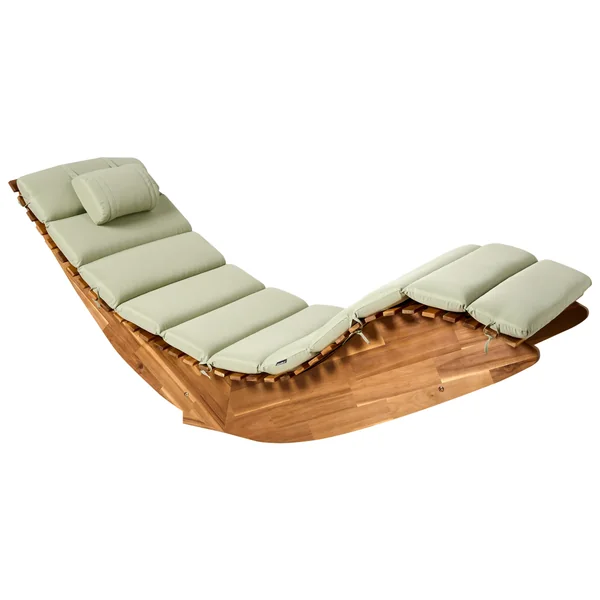 Kussen voor ligstoel BRESCIA PREMIUM 180 x 60 cm Lichtgroen