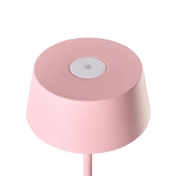 Lampe de table LED sans fil GUDER Avec variateur Métal Rose