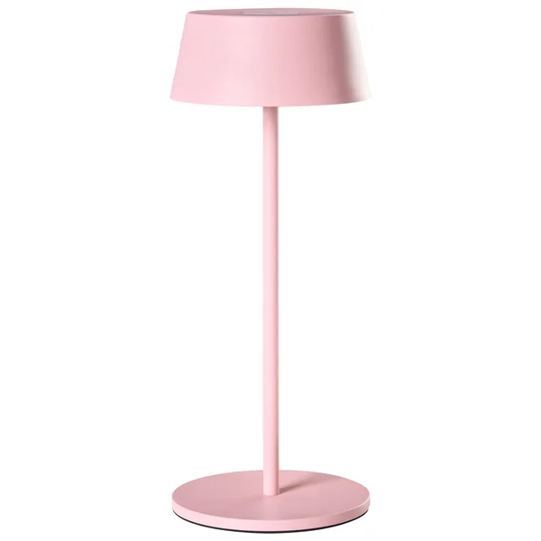 Lampe de table LED sans fil GUDER Avec variateur Métal Rose