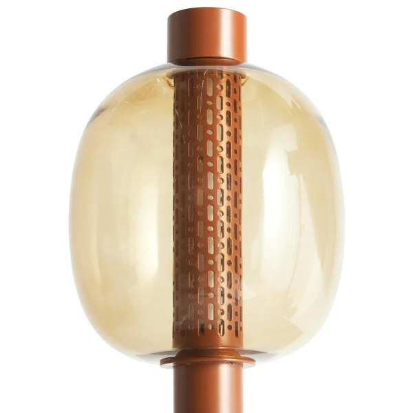 Lampe de table LED sans fil PULANGI Avec variateur Métal Marron