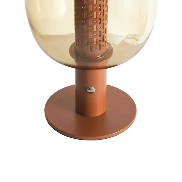 Lampe de table LED sans fil PULANGI Avec variateur Métal Marron