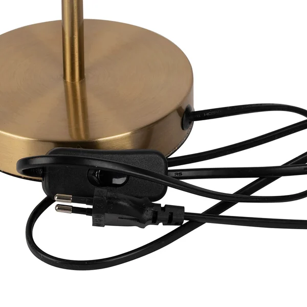 Lampe en fer doré h38cm G9 - Ardecor