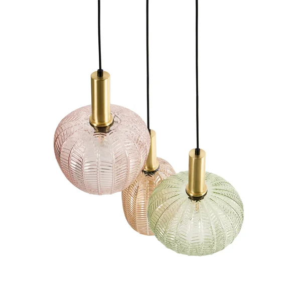 Lampe suspension NJORO Verre Multicolore