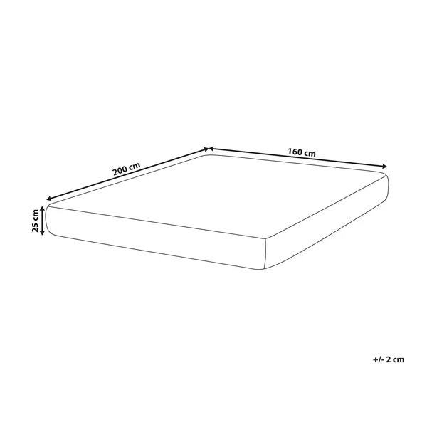 Latex Pocket Spring Mattress DAYDREAM H3/4 Firm 160 x 200 cm (EU King Size)