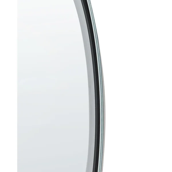 LED Bathroom Mirror BROGNON 60 cm 60 cm with Built-In Bluetooth Speaker Silver