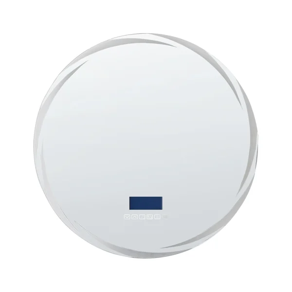 LED Bathroom Mirror TANAY 60 cm 60 cm with Built-In Bluetooth Speaker Silver
