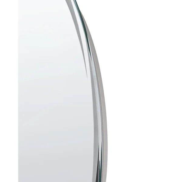 LED Bathroom Mirror TANAY 60 cm 60 cm with Built-In Bluetooth Speaker Silver