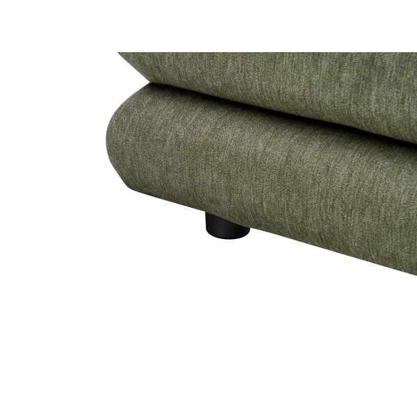 Lit avec sommier Lin synthétique LAVARDENS 180 x 200 cm Vert