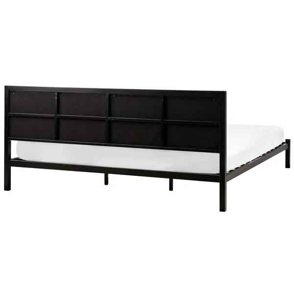 Lit avec sommier Métal CLAMART 180 x 200 cm Beige clair