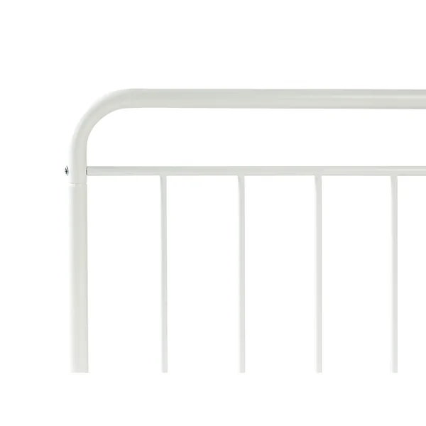 Lit d'enfant extensible Métal ANAIS 90 x 200 cm Blanc cassé