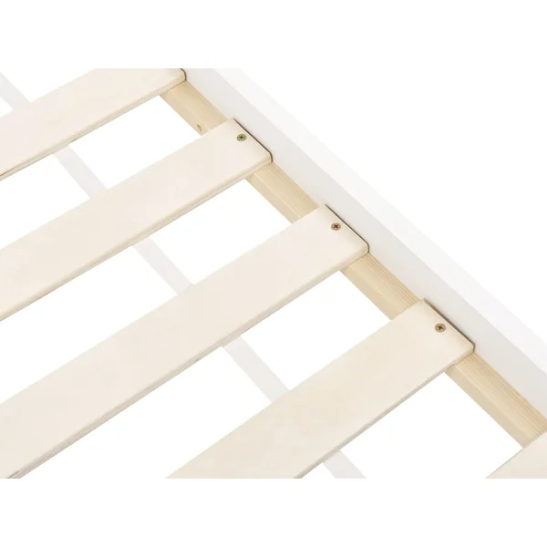 Lit d'enfant Maison Bois de pin TOSSE 90 x 200 cm Blanc