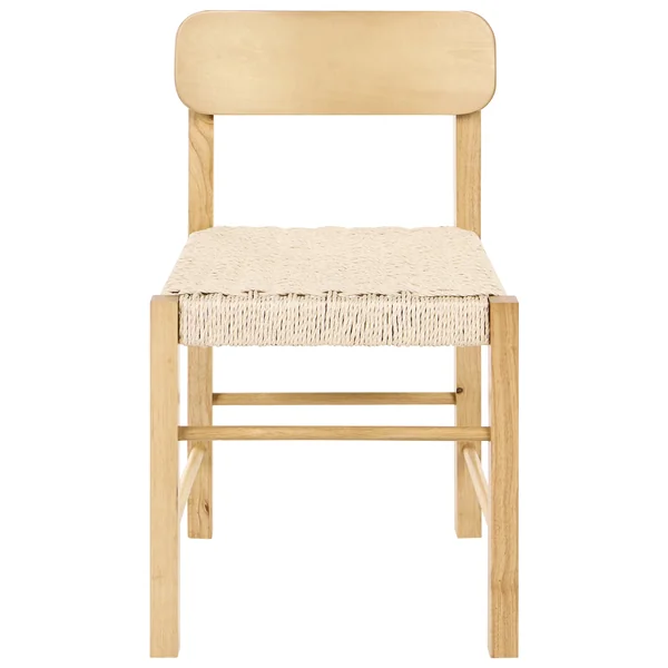 Lot de 2 chaises de salle à manger ALLOS Bois Marron clair