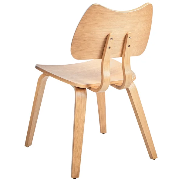 Lot de 2 chaises de salle à manger DIANA Bois Marron clair