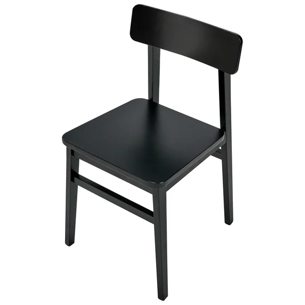 Lot de 2 chaises de salle à manger GORRE Bois Noir
