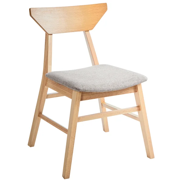 Lot de 2 chaises de salle à manger HOPKINS Bois Marron clair