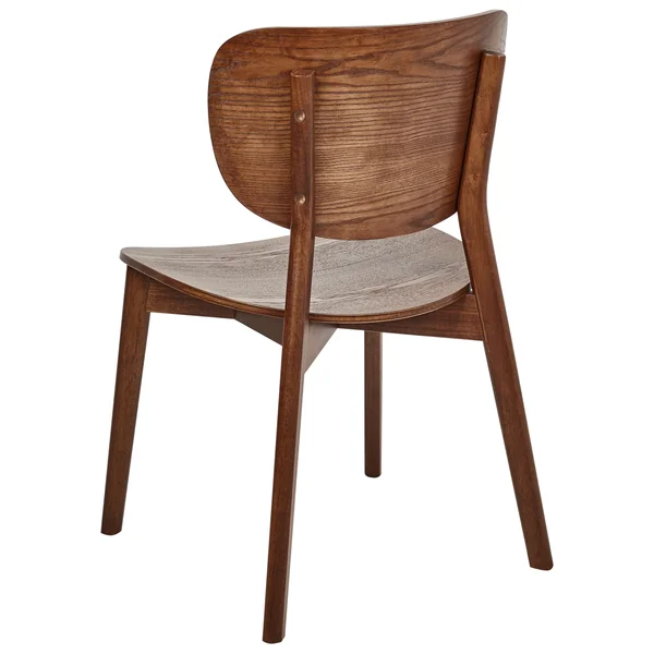 Lot de 2 chaises de salle à manger OVERLY Bois Marron