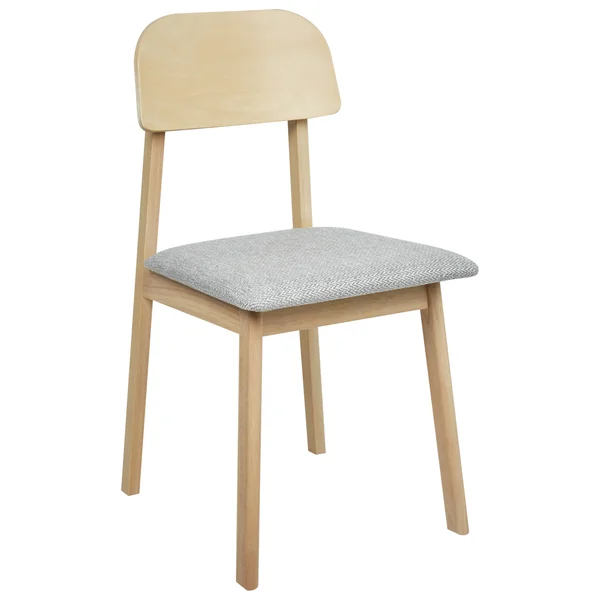 Lot de 2 chaises de salle à manger SCANDIA Bois Gris clair